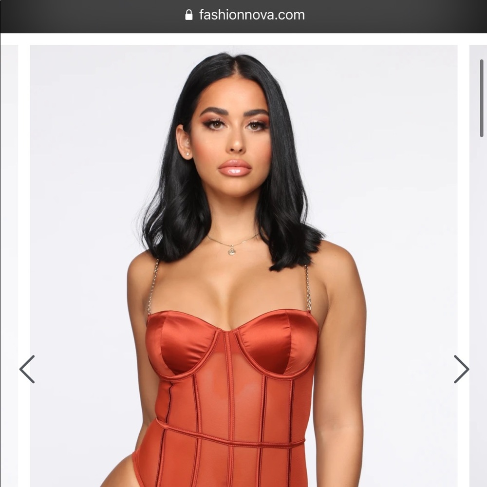 Fashion nova mesh bodysuit sz M NWT - Picture 8 of 8